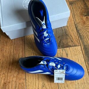 NWT goletto blue Adidas soccer cleats size 5 youth